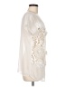 Yoana Baraschi 100% Polyester Ivory Short Sleeve Blouse Size M - photo 4