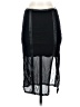 Haute Monde 100% Polyester Solid Black Formal Skirt Size S - photo 1