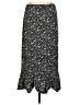 Perseption Concept Print Black Casual Skirt Size L - photo 2