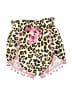Assorted Brands 100% Polyester Animal Print Gold Shorts Size 2X - photo 1