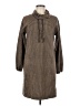 Max Studio Houndstooth Brown Casual Dress Size M - photo 1