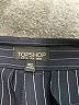 Topshop Stripes Blue Dress Pants Size 4 - photo 6