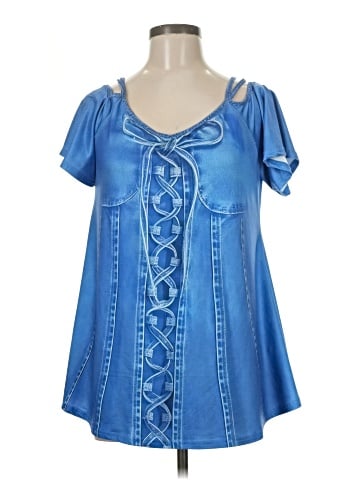 Unbranded Short Sleeve Blouse (view 1)