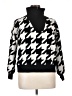 Nine West Houndstooth Black Pullover Sweater Size XXL - photo 1