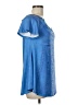 Unbranded Blue Short Sleeve Blouse Size M - photo 4