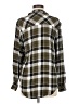 Zara Basic Plaid Green Long Sleeve Button-Down Shirt Size M - photo 2