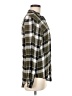 Zara Basic Plaid Green Long Sleeve Button-Down Shirt Size M - photo 4