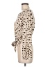 Drew Animal Print Ivory Long Sleeve Blouse Size M - photo 5