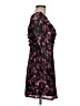 Topshop 100% Polyester Floral Black Cocktail Dress Size 4 - photo 4