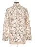 Talbots Hearts Ivory Long Sleeve Blouse Size L - photo 2