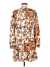 Glamorous 100% Polyester Paisley Orange Casual Dress Size 8 - photo 2