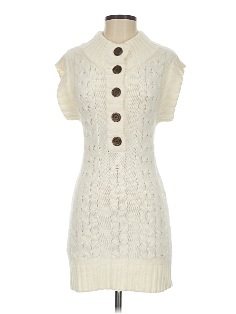 Pre-owned Pink Rose Casual Dress In Ivory
