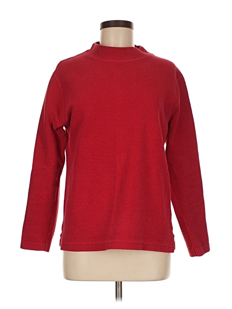 Pre-owned Kettlewell Long Sleeve Top Red Turtleneck Tops