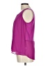 NY Collection 100% Polyester Purple Sleeveless Blouse Size L - photo 5