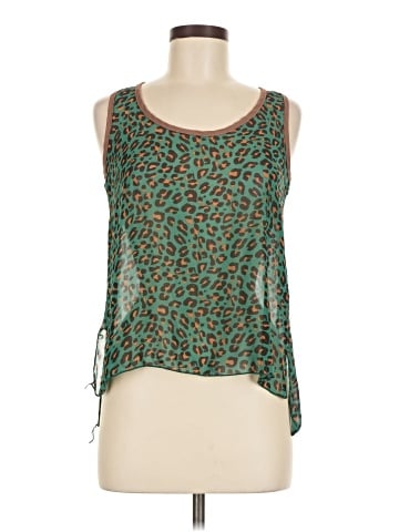 Edge Sleeveless Blouse (view 1)