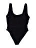 Unbranded Solid Black One Piece Swimsuit Size L - photo 1