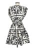 H&M Graphic White Ivory Cocktail Dress Size XS - photo 2