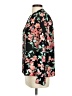 Calvin Klein 100% Polyester Floral Black Long Sleeve Blouse Size S - photo 5