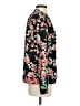 Calvin Klein 100% Polyester Floral Black Long Sleeve Blouse Size S - photo 4