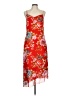 Assorted Brands 100% Viscose Floral Red Casual Dress Size EU 42 / US 12 - photo 1