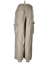 Happily Grey Tan Linen Pants Size L - photo 2