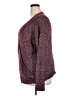 Just Fab Metallic Burgundy Pullover Sweater Size XXL - photo 5
