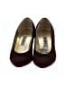 Escada Burgundy Brown Heels Size 7 - photo 2