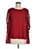 Ann Taylor LOFT Red Long Sleeve Blouse Size M - photo 1