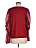 Ann Taylor LOFT Red Long Sleeve Blouse Size M - photo 2