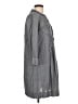 Ann Taylor LOFT 100% Polyester Gray 3/4 Sleeve Blouse Size L - photo 4