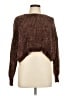 Zenana 100% Polyester Metallic Brown Pullover Sweater Size L - photo 1