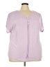 Walmart Purple Short Sleeve Henley Size 3X - photo 1