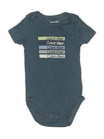 Calvin Klein Short Sleeve Onesie (view 1)
