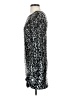 Saylor 100% Polyester Metallic Silver Cocktail Dress Size S (estimated) - photo 5