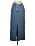 Happily Grey Blue Denim Skirt Size 24 waist - photo 1