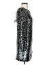 Saylor 100% Polyester Metallic Silver Cocktail Dress Size S (estimated) - photo 4