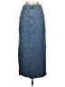 Happily Grey Blue Denim Skirt Size 24 waist - photo 2