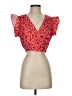 Unbranded 100% Polyester Red Sleeveless Blouse Size S - photo 1