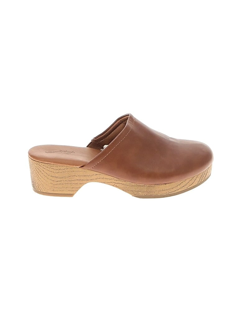 Pre-owned Universal Thread Mule/clog In Brown