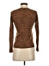 J.Crew 100% Cashmere Animal Print Brown Cashmere Pullover Sweater Size XXS - photo 2