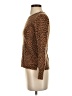 J.Crew 100% Cashmere Animal Print Brown Cashmere Pullover Sweater Size XXS - photo 5