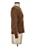 J.Crew 100% Cashmere Animal Print Brown Cashmere Pullover Sweater Size XXS - photo 4