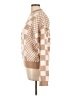Unbranded Checkered-gingham Tan Pullover Sweater Size L - photo 5