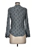 Lucky Brand 100% Viscose Gray Long Sleeve Blouse Size S - photo 2