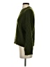 Line & Dot Solid Green Pullover Sweater Size XS - photo 5