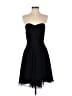 Bill Levkoff 100% Polyester Solid Black Cocktail Dress Size 8 - photo 1