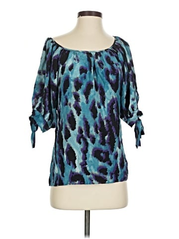 Fifteen Twenty 3/4 Sleeve Silk Top (view 1)