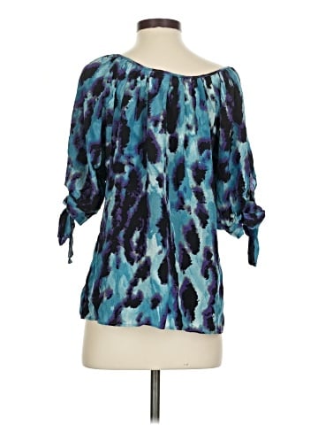 Fifteen Twenty 3/4 Sleeve Silk Top (view 2)