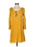 Speed Control 100% Rayon Yellow Casual Dress Size S - photo 1