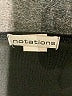 Notations Black Sleeveless T-Shirt Size L - photo 7